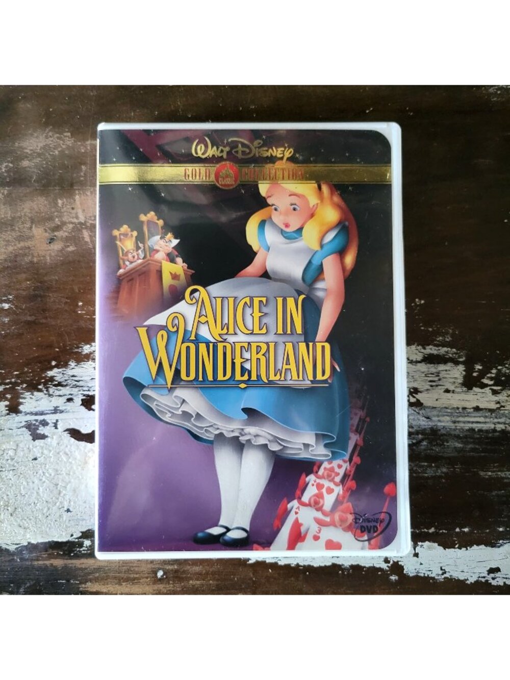 Walt Disney Alice In Wonderland 2000 Gold Collection DVD With Bonus Features